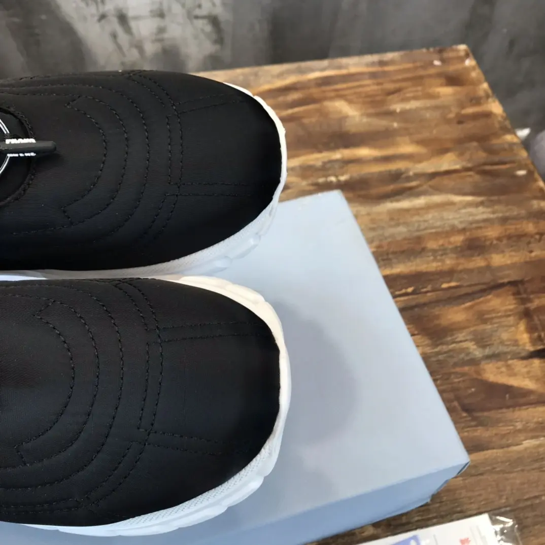 PRADA 2022 Men’s Black Sneakers – High-Quality Replica Prada Shoes, Waterproof Upper,  Foam Sole, Sizes 38- ComfortFit 194