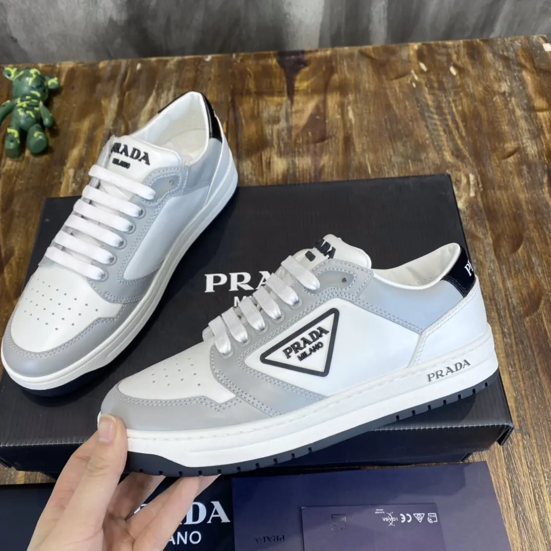 Prada 22C White Low-Top Sneakers – High Quality Replica Prada Shoes for Sale EyeCatching 217