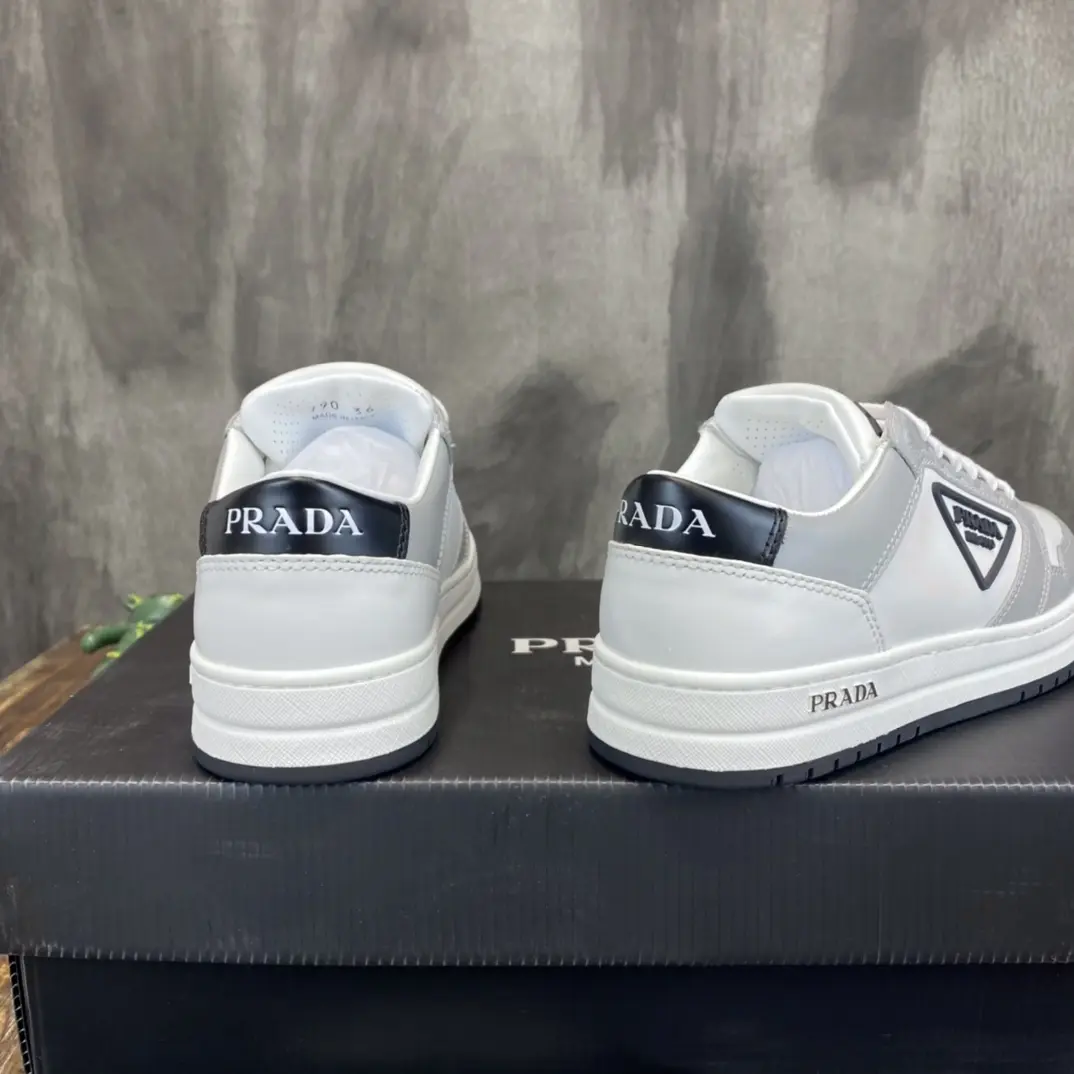 Prada 22C White Low-Top Sneakers – High Quality Replica Prada Shoes for Sale EyeCatching 217