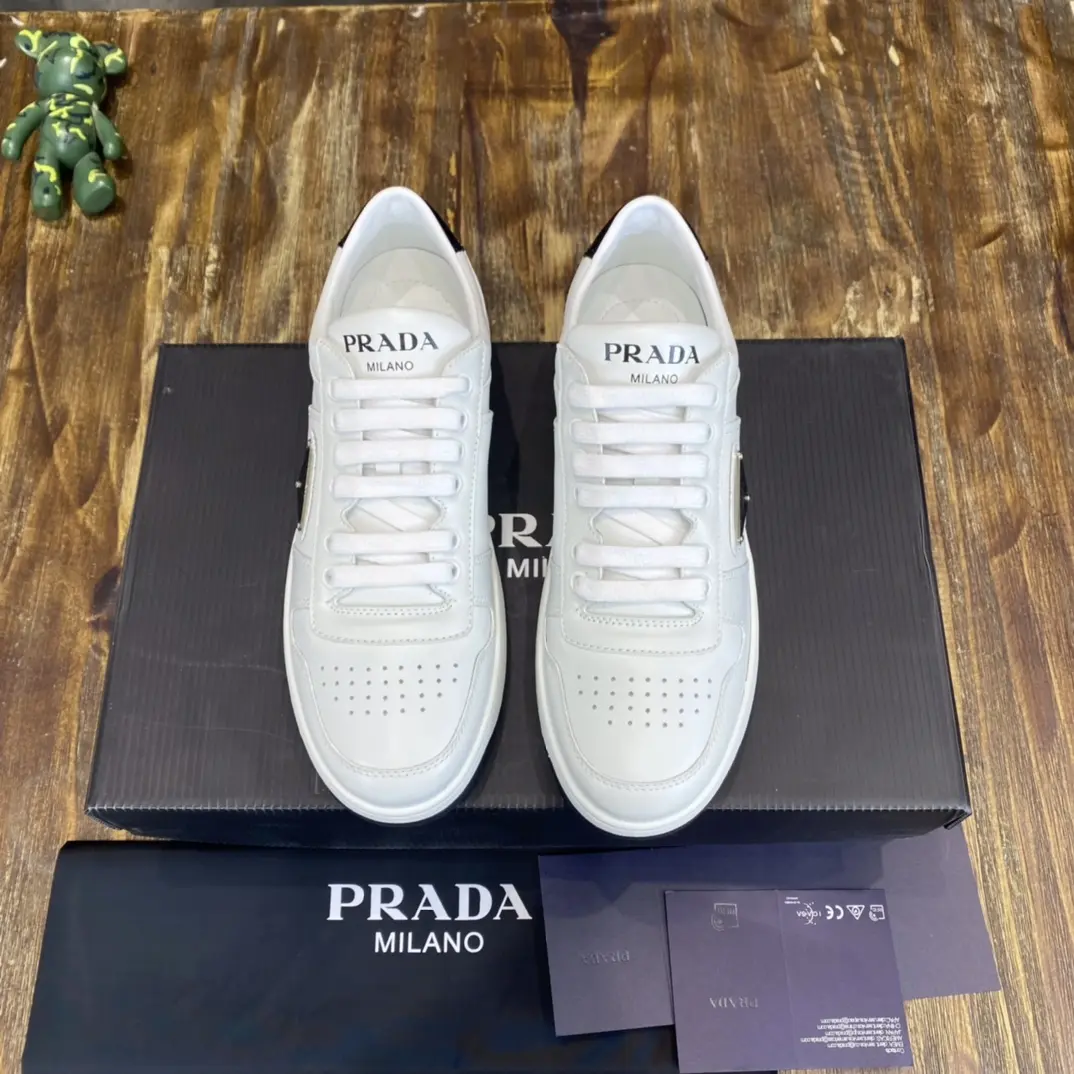 Prada 22C White Sneakers Low-Top – Replica Prada Shoes with High Quality Reliable 195