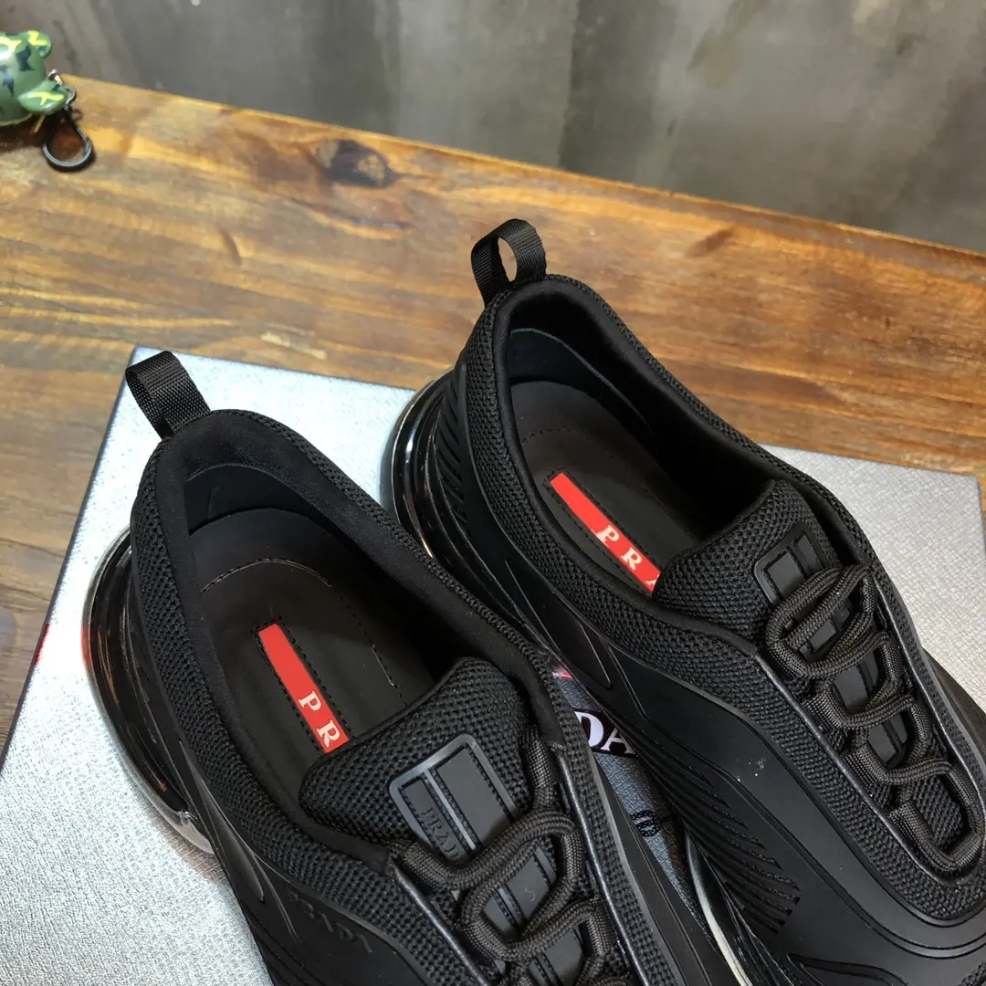 ComfortFit Prada America’s Cup Sneaker, Black, Low-Top – High Quality Replica Prada Shoes & 1:1 Sneakers 237