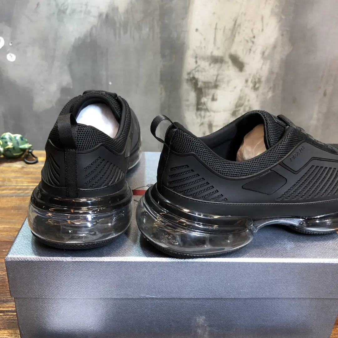 ComfortFit Prada America’s Cup Sneaker, Black, Low-Top – High Quality Replica Prada Shoes & 1:1 Sneakers 237