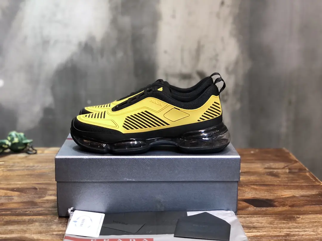 Prada America’s Cup Yellow Sneakers – High Quality Replica Prada Shoes & 1:1 Sneakers Chic 239