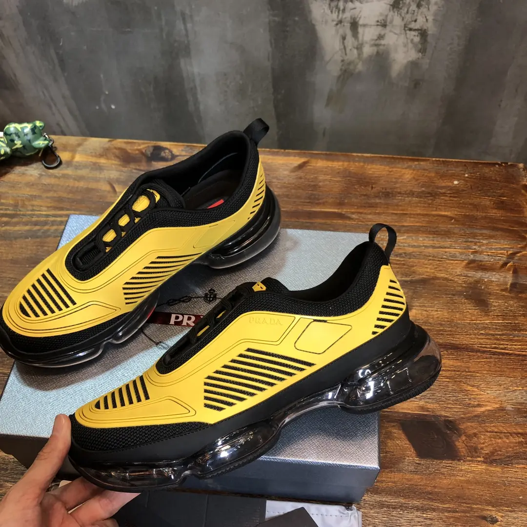 Prada America’s Cup Yellow Sneakers – High Quality Replica Prada Shoes & 1:1 Sneakers Chic 239