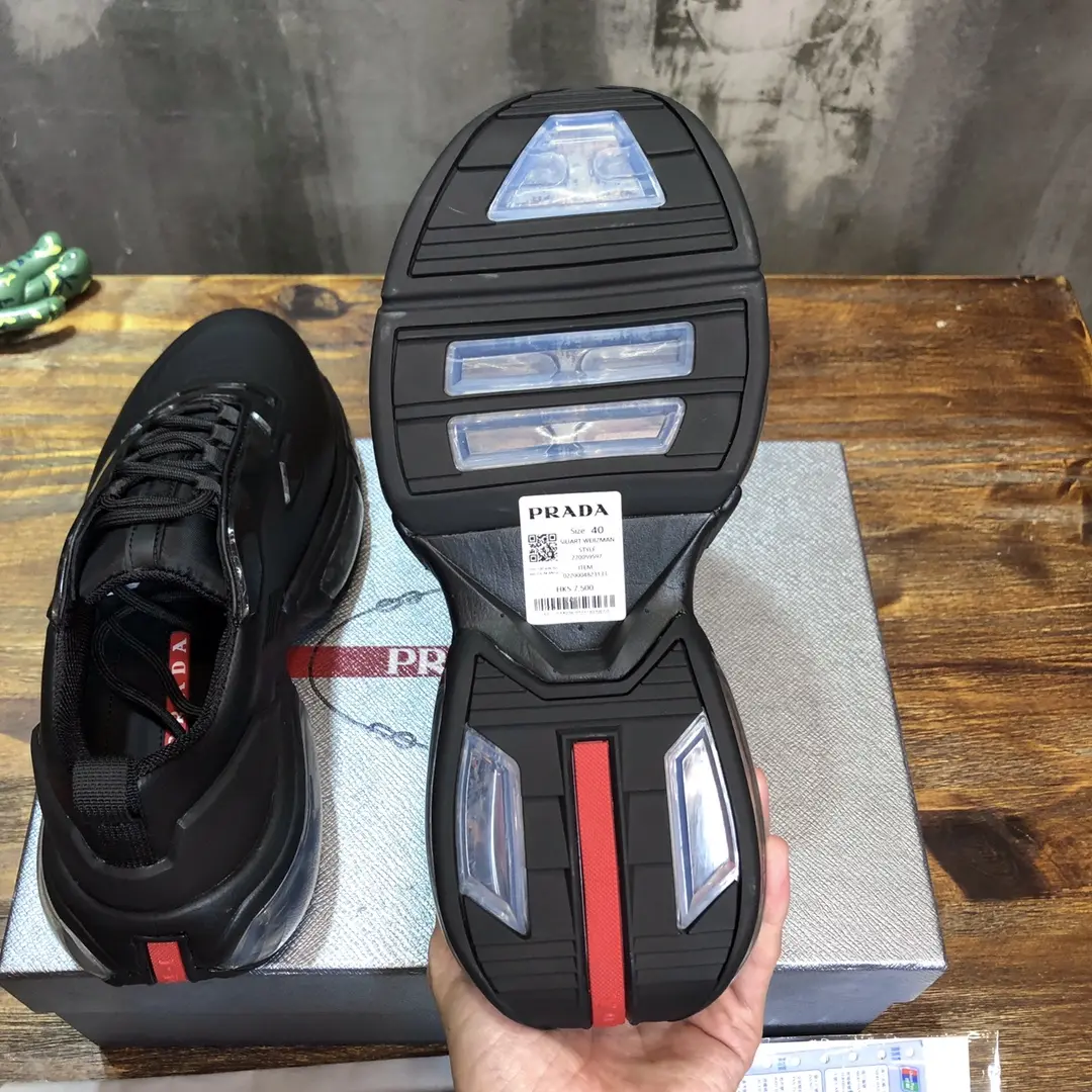 TravelReady Prada  Shoes Black Leather Style – Replica Prada Shoes & High Quality Prada Sneakers 234