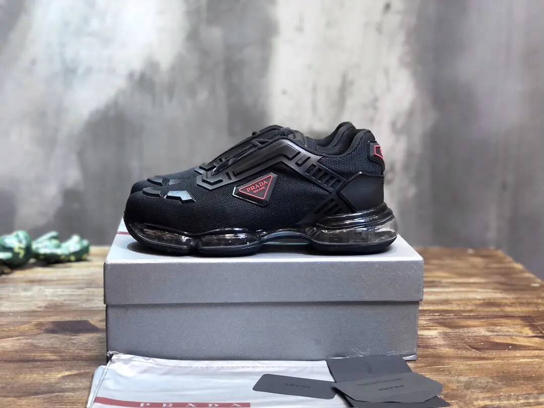 Prada  Shoes Black Red Low-Top – Replica Prada Sneakers & High Quality Rep Shoes Vibrant 253