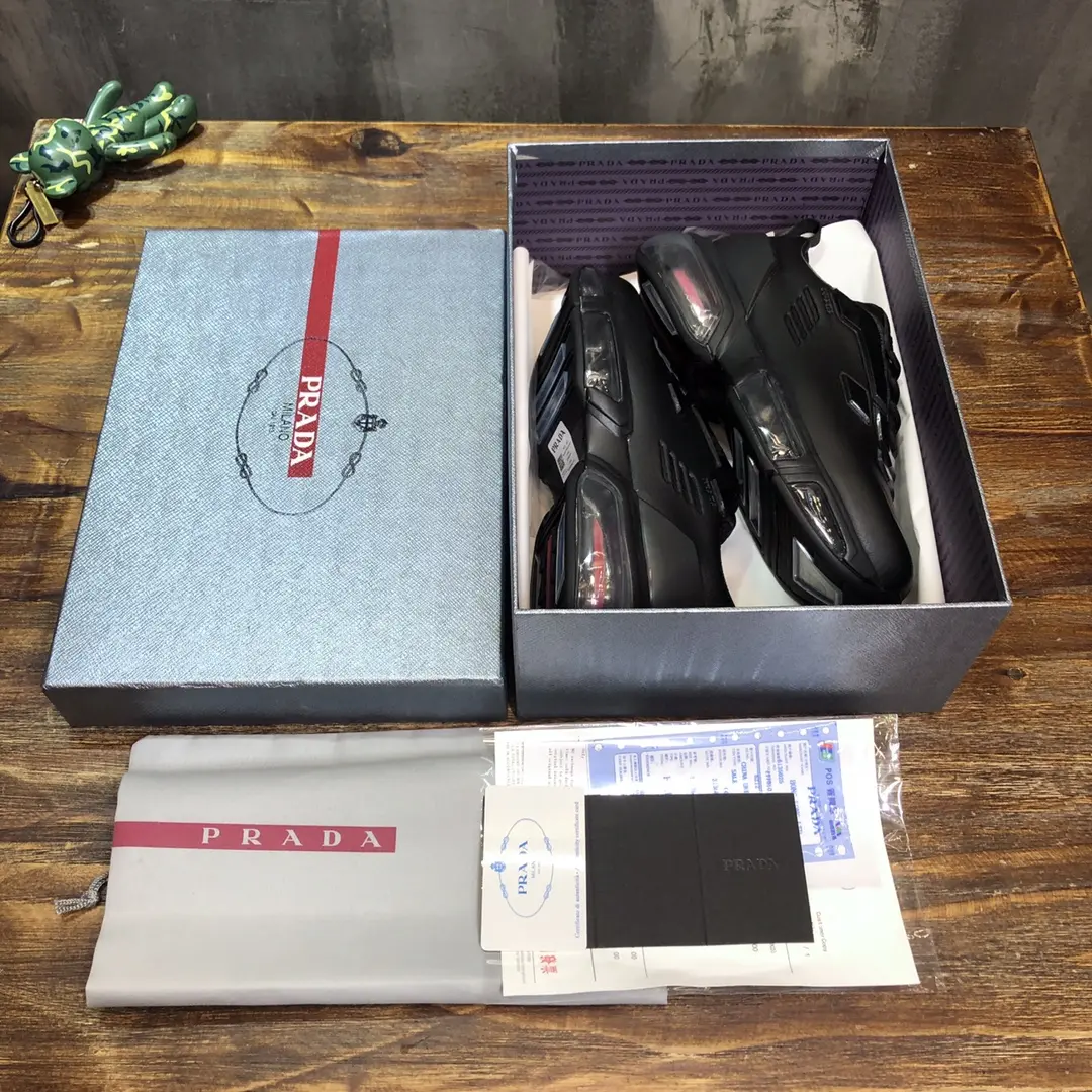 Prada  Shoes Black Red Low-Top – Replica Prada Sneakers & High Quality Rep Shoes Vibrant 253