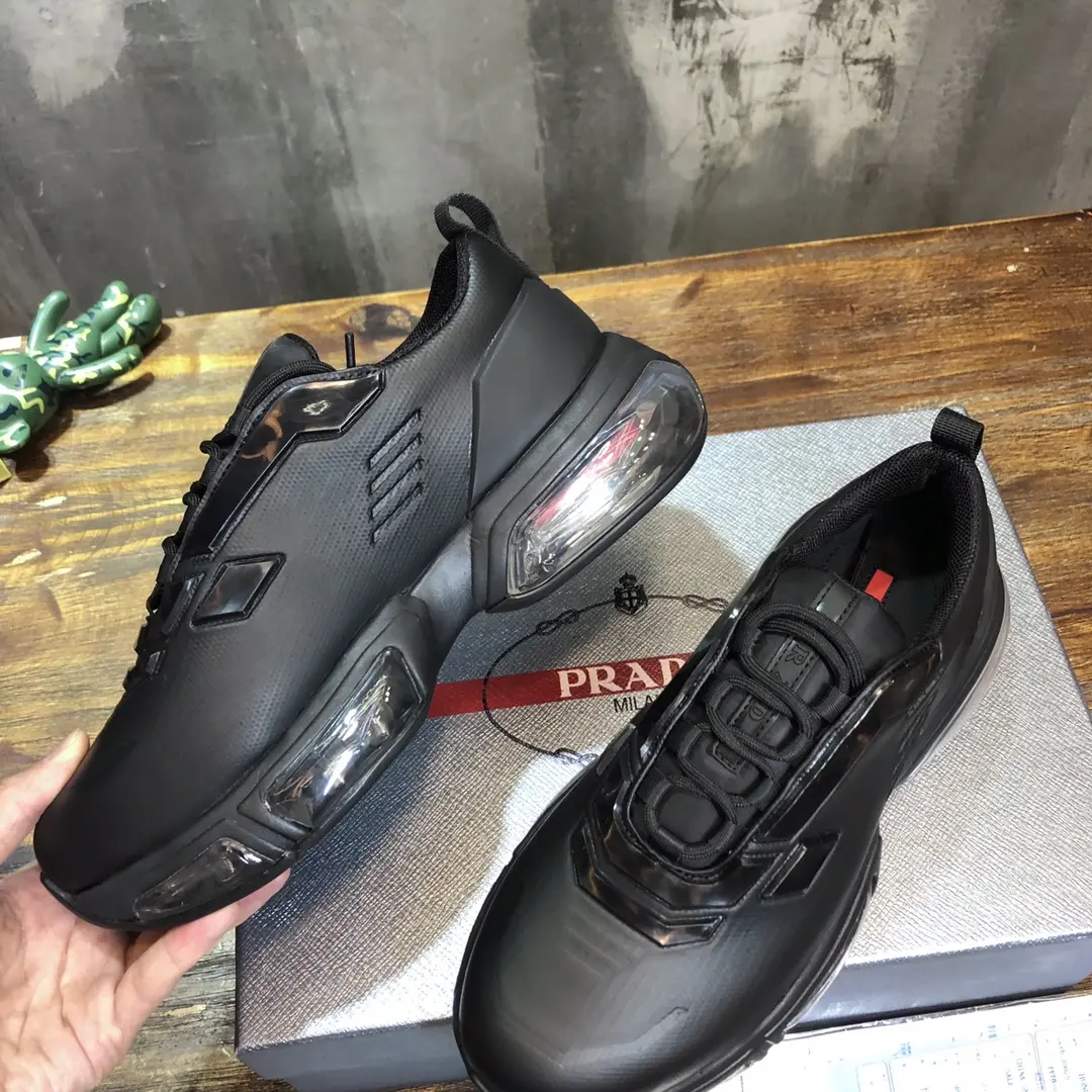 Prada  Shoes Black Red Low-Top – Replica Prada Sneakers & High Quality Rep Shoes Vibrant 253