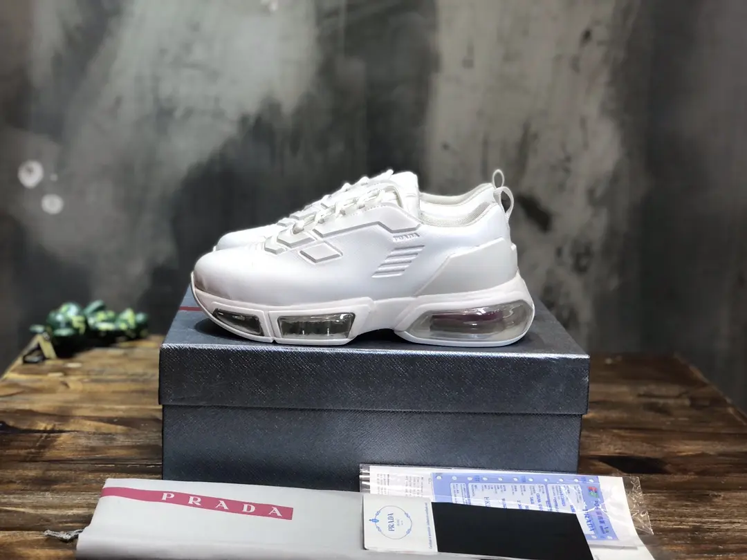 DailyWear Prada  Shoes White Low-Top Style – Replica Prada Shoes & High Quality Prada Sneakers 251