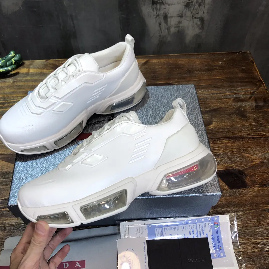 DailyWear Prada  Shoes White Low-Top Style – Replica Prada Shoes & High Quality Prada Sneakers 251