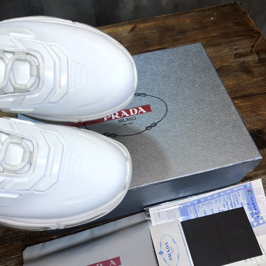 DailyWear Prada  Shoes White Low-Top Style – Replica Prada Shoes & High Quality Prada Sneakers 251