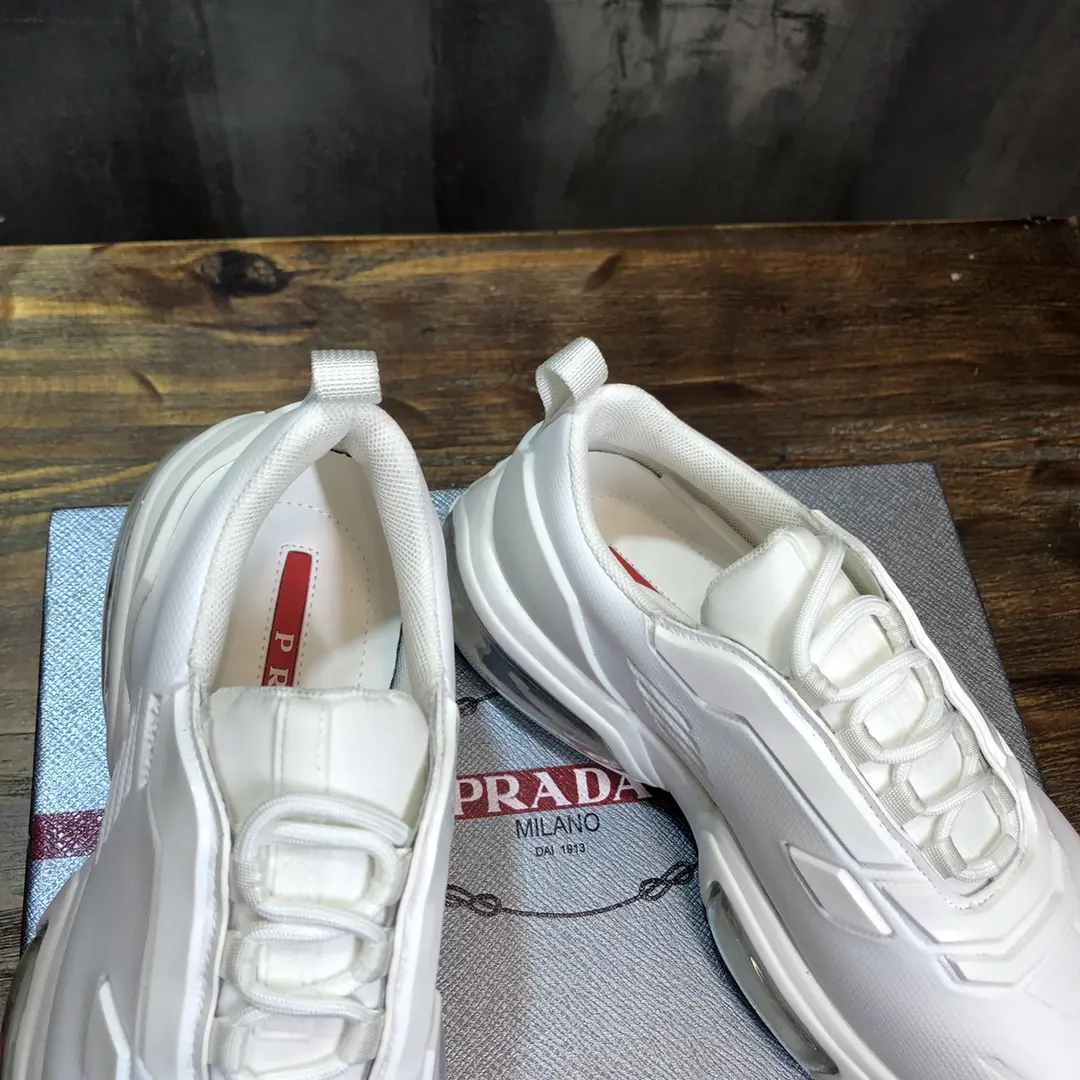 DailyWear Prada  Shoes White Low-Top Style – Replica Prada Shoes & High Quality Prada Sneakers 251