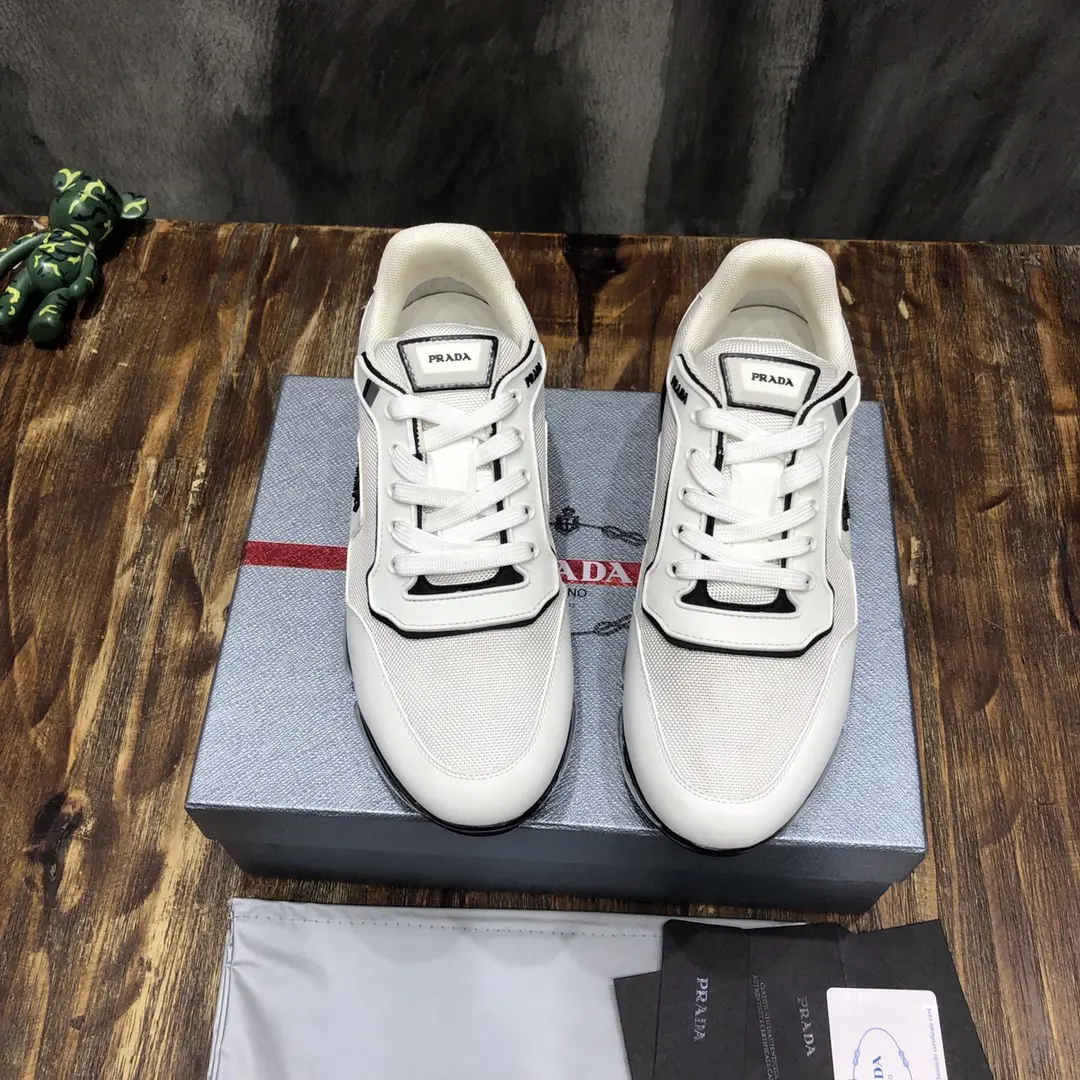 Prada  Sneakers White Low-Top – Replica Prada Shoes & High Quality Prada Sneakers Replica Youthful 206