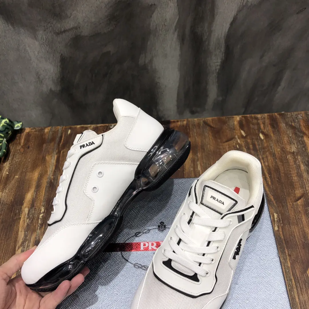 Prada  Sneakers White Low-Top – Replica Prada Shoes & High Quality Prada Sneakers Replica Youthful 206