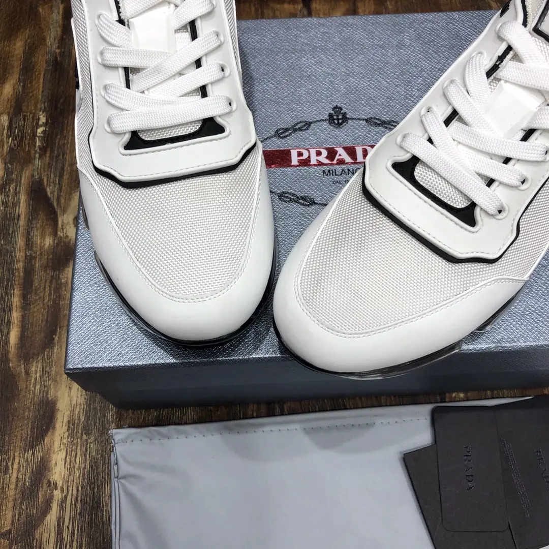 Prada  Sneakers White Low-Top – Replica Prada Shoes & High Quality Prada Sneakers Replica Youthful 206