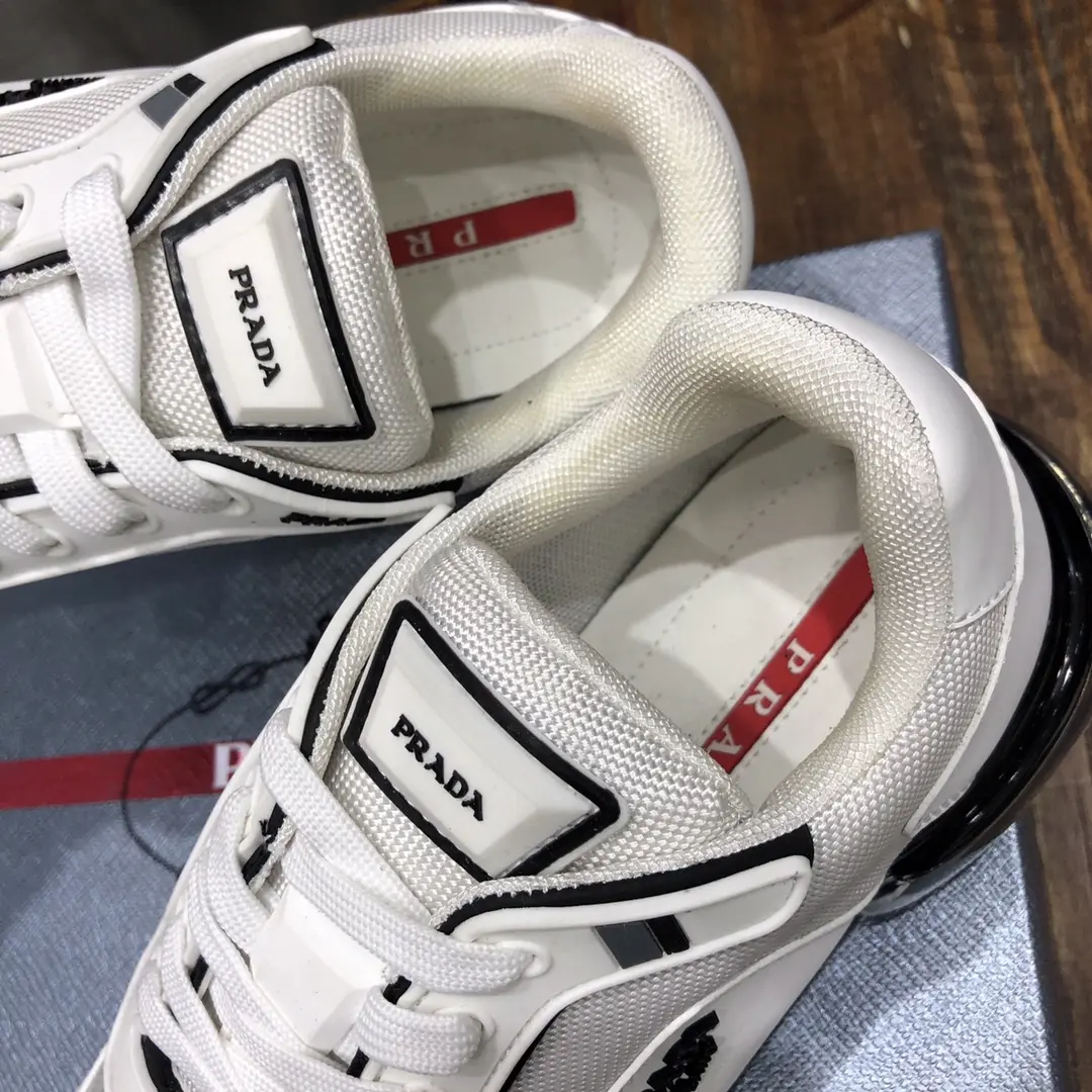 Prada  Sneakers White Low-Top – Replica Prada Shoes & High Quality Prada Sneakers Replica Youthful 206