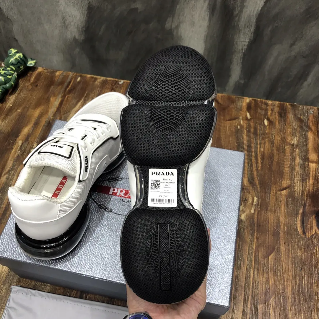 Prada  Sneakers White Low-Top – Replica Prada Shoes & High Quality Prada Sneakers Replica Youthful 206