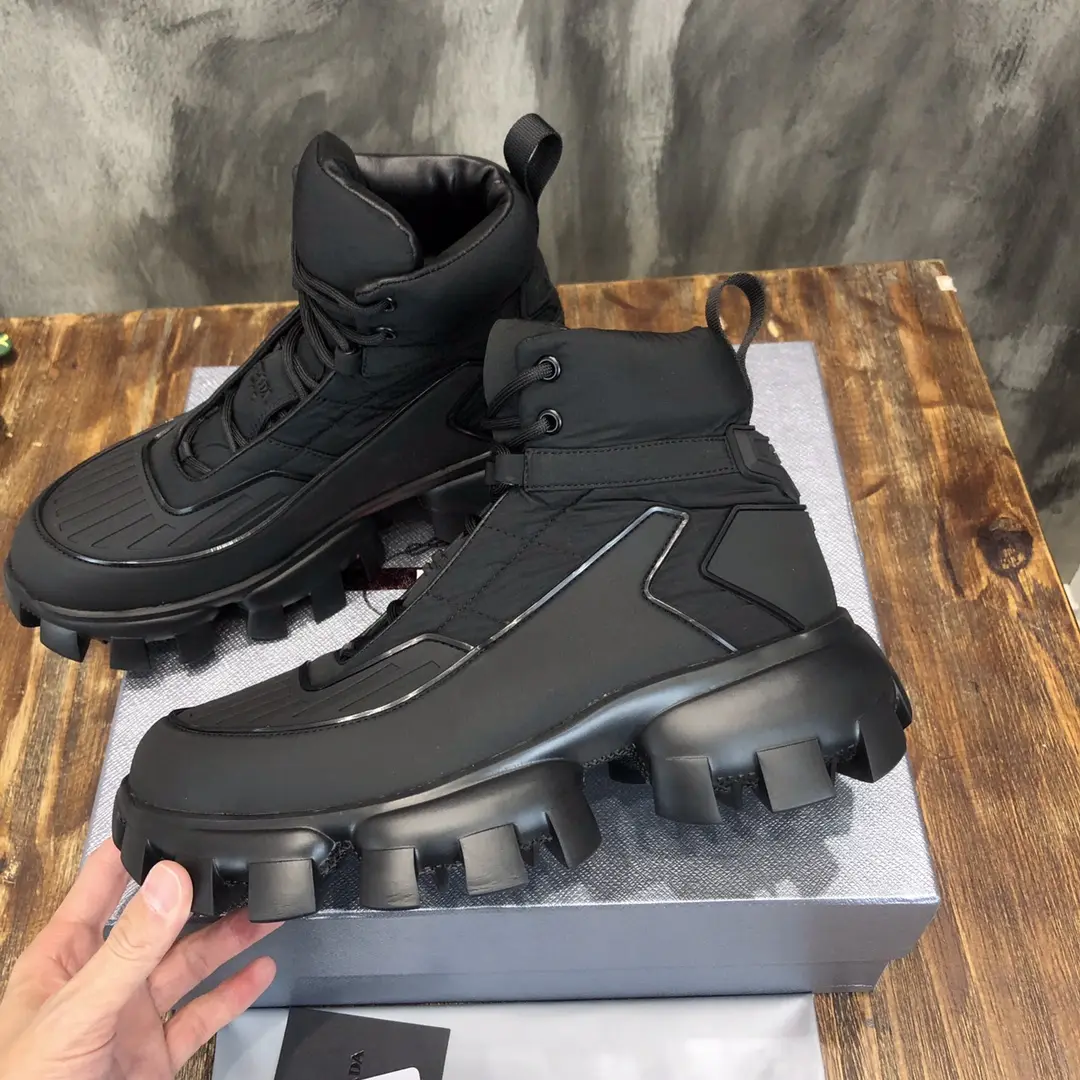 Sustainable Prada Cloudbust Thunder Boot Black High-Top – Replica Prada Shoes & High Quality 1:1 Sneakers 202