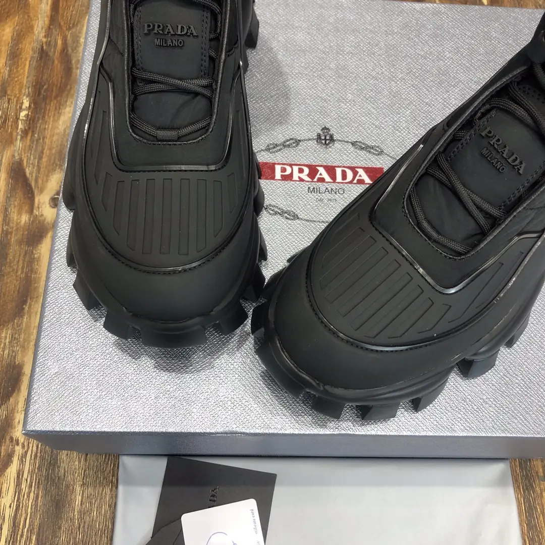 Sustainable Prada Cloudbust Thunder Boot Black High-Top – Replica Prada Shoes & High Quality 1:1 Sneakers 202