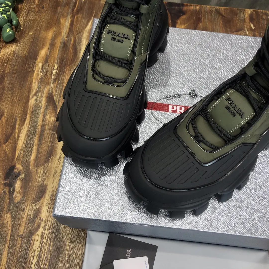 Sporty Prada Cloudbust Thunder Boot Olive Green – Replica Prada Shoes & High Quality Prada Sneakers Replica 220