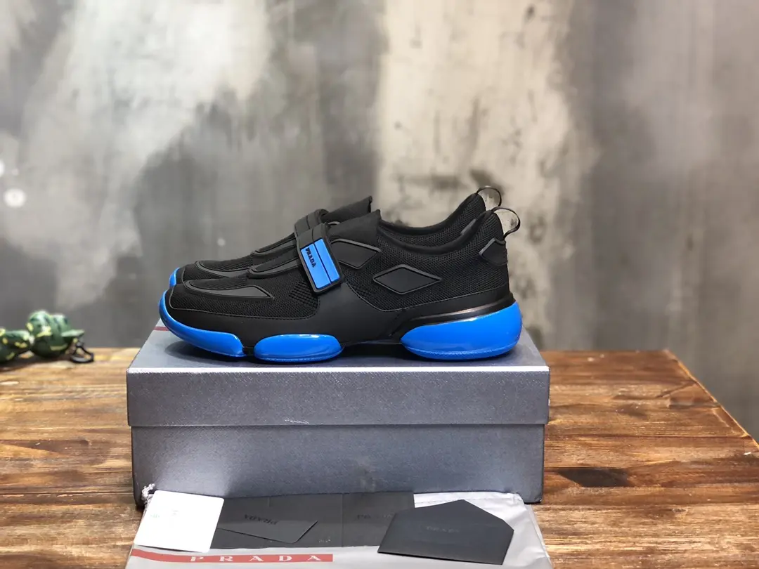 Prada Cloudbust Thunder Sneaker Black Blue – 1:1 Replica Prada Shoes High Quality Elegant 260
