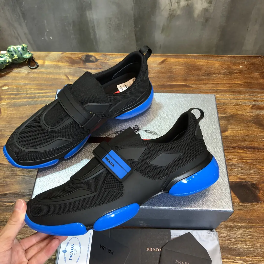 Prada Cloudbust Thunder Sneaker Black Blue – 1:1 Replica Prada Shoes High Quality Elegant 260