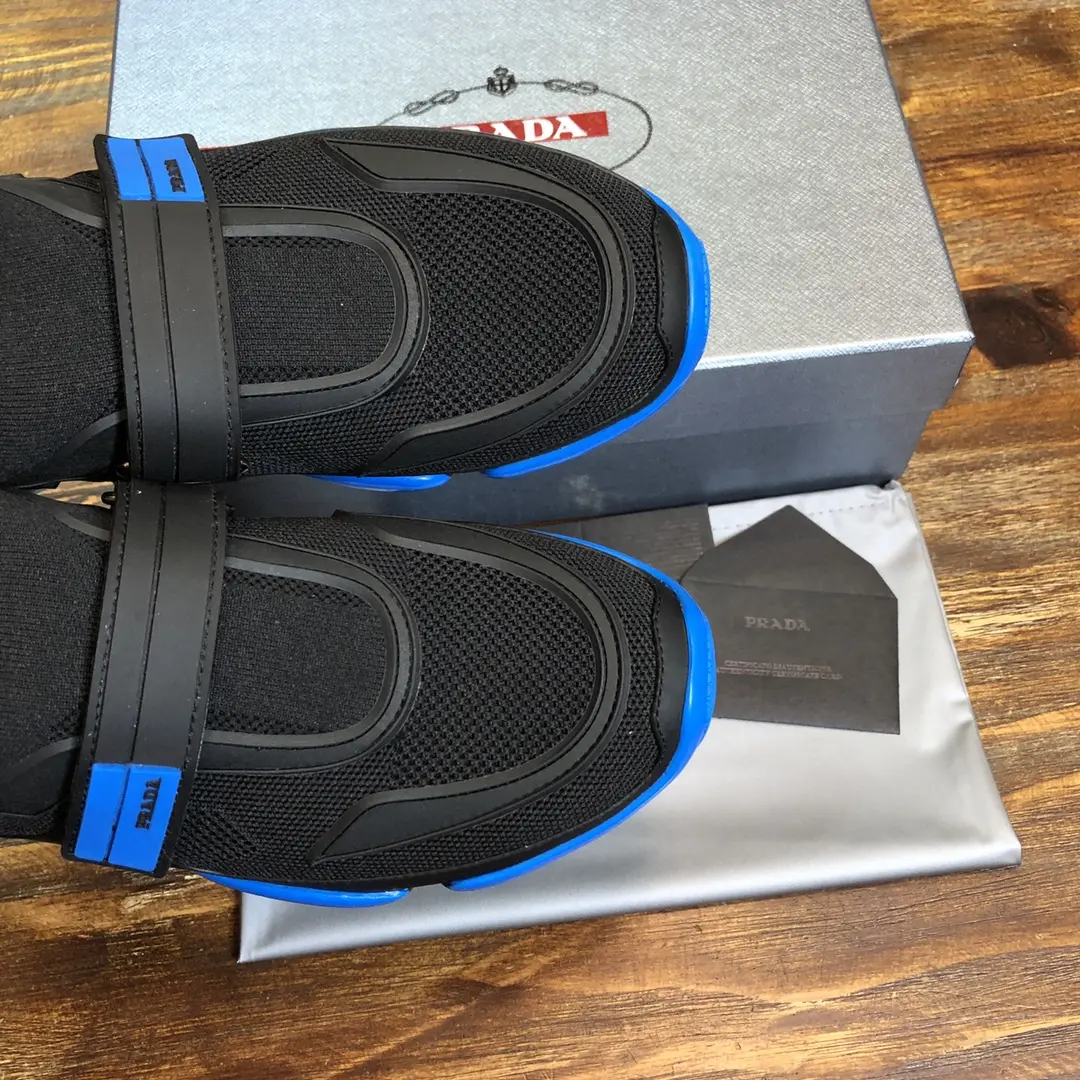 Prada Cloudbust Thunder Sneaker Black Blue – 1:1 Replica Prada Shoes High Quality Elegant 260