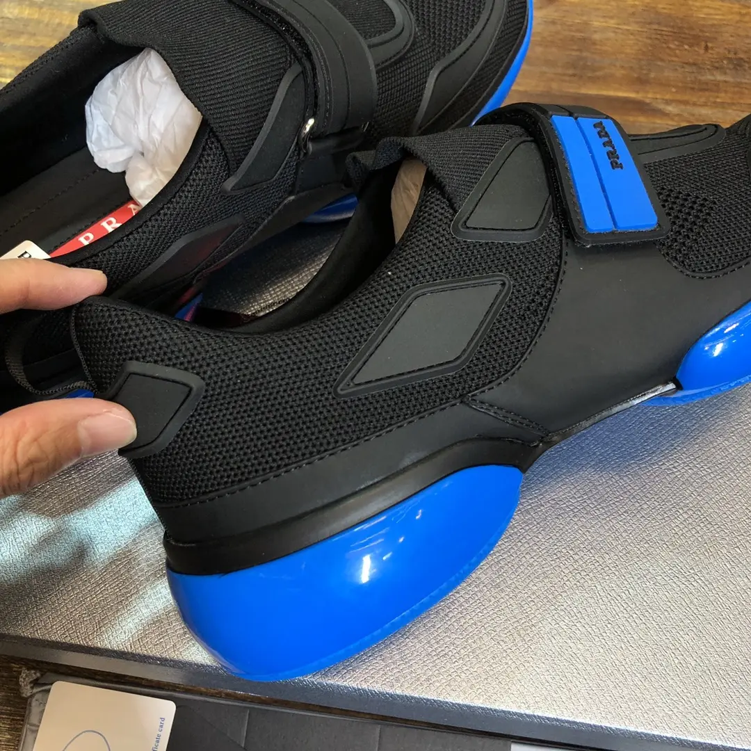 Prada Cloudbust Thunder Sneaker Black Blue – 1:1 Replica Prada Shoes High Quality Elegant 260