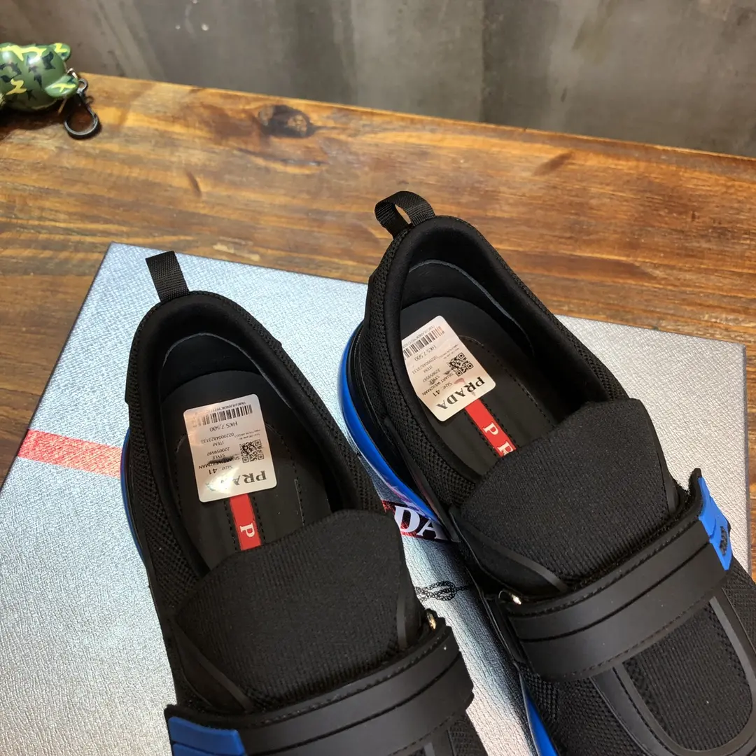 Prada Cloudbust Thunder Sneaker Black Blue – 1:1 Replica Prada Shoes High Quality Elegant 260