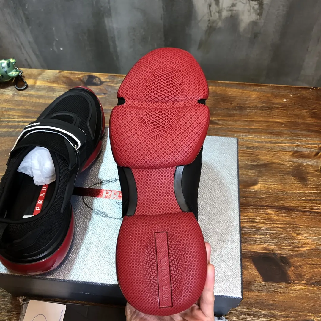 Prada Cloudbust Thunder Sneakers Black Red – Replica Prada Shoes & High Quality Replica Sneakers Stretchable 249