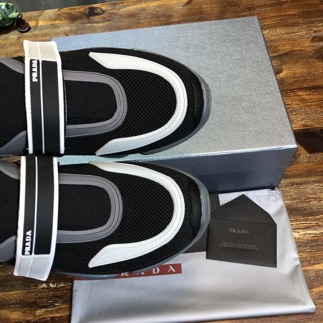 Prada Cloudbust Thunder Sneakers Black White – High Quality Prada Sneakers Replica & 1:1 Replica Sneakers Contemporary 188
