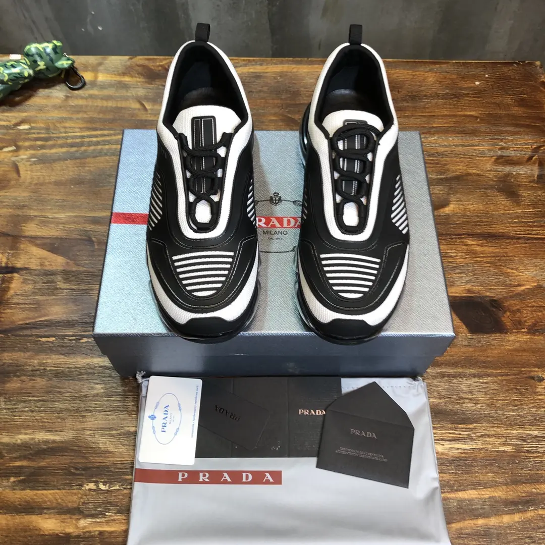 Prada Cloudbust Thunder Sneakers Black White – High Quality Replica Prada Shoes & 1:1 Replica Sneakers Durable 256