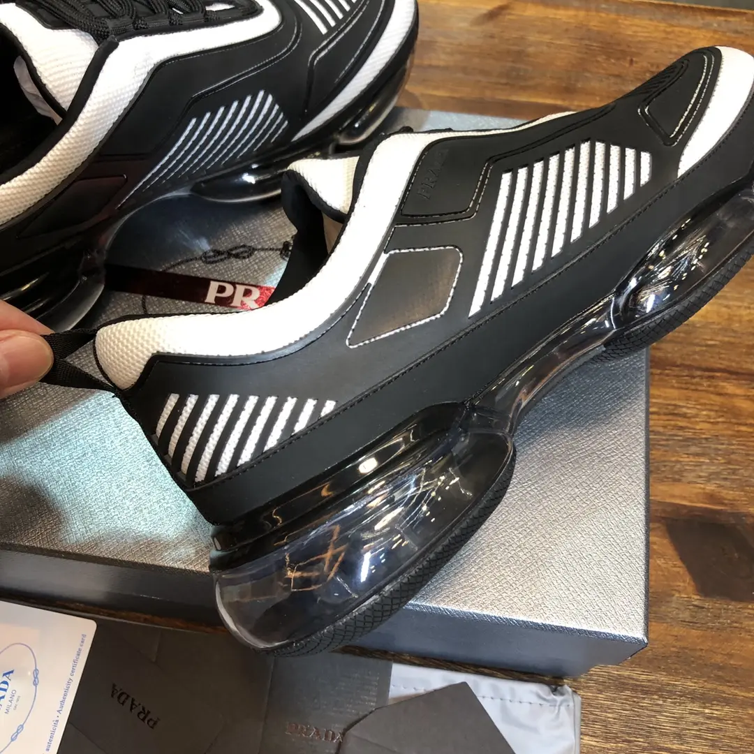 Prada Cloudbust Thunder Sneakers Black White – High Quality Replica Prada Shoes & 1:1 Replica Sneakers Durable 256