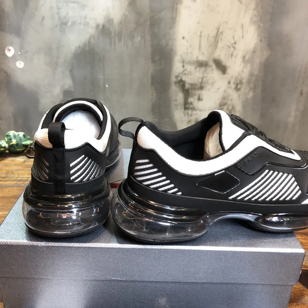 Prada Cloudbust Thunder Sneakers Black White – High Quality Replica Prada Shoes & 1:1 Replica Sneakers Durable 256