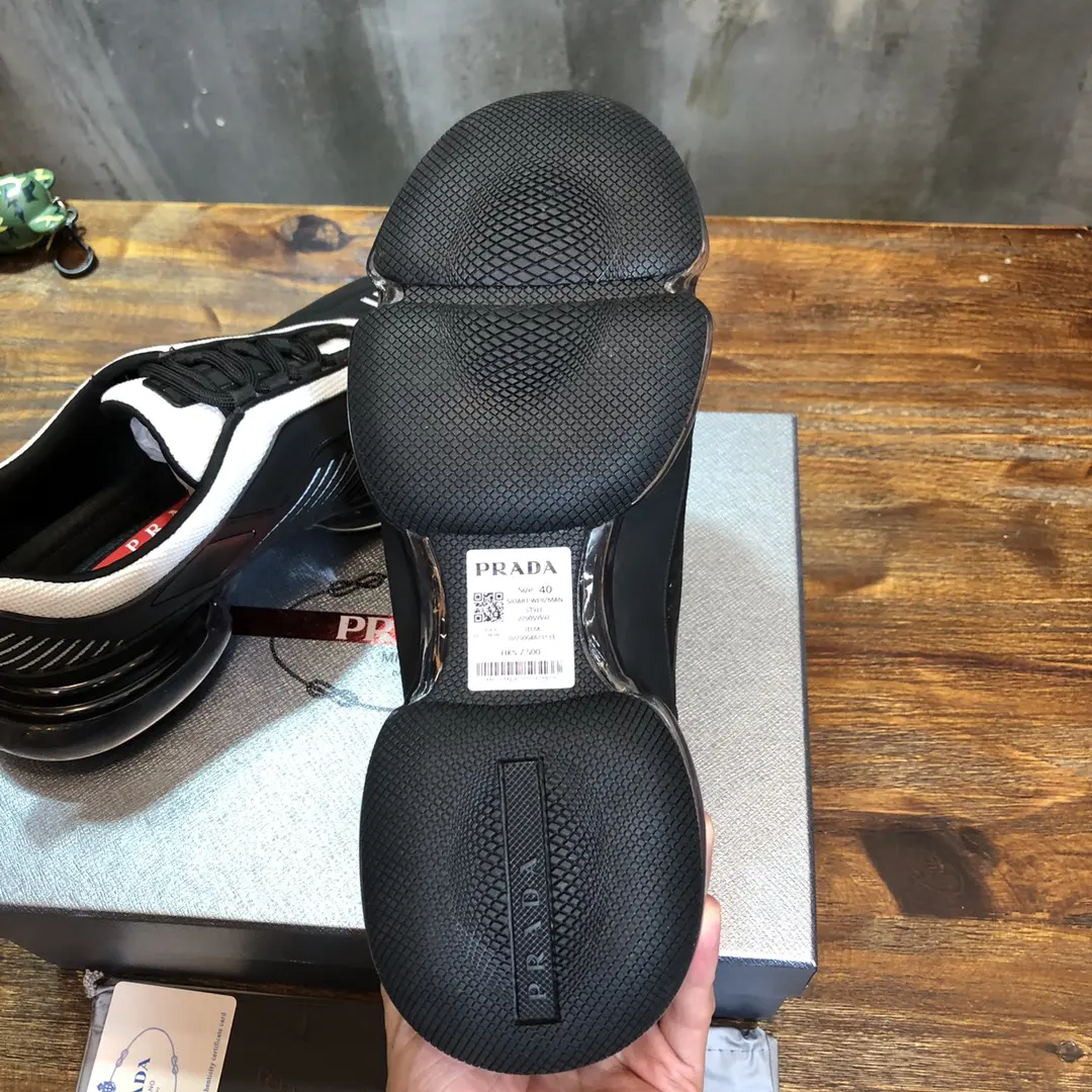 Prada Cloudbust Thunder Sneakers Black White – High Quality Replica Prada Shoes & 1:1 Replica Sneakers Durable 256