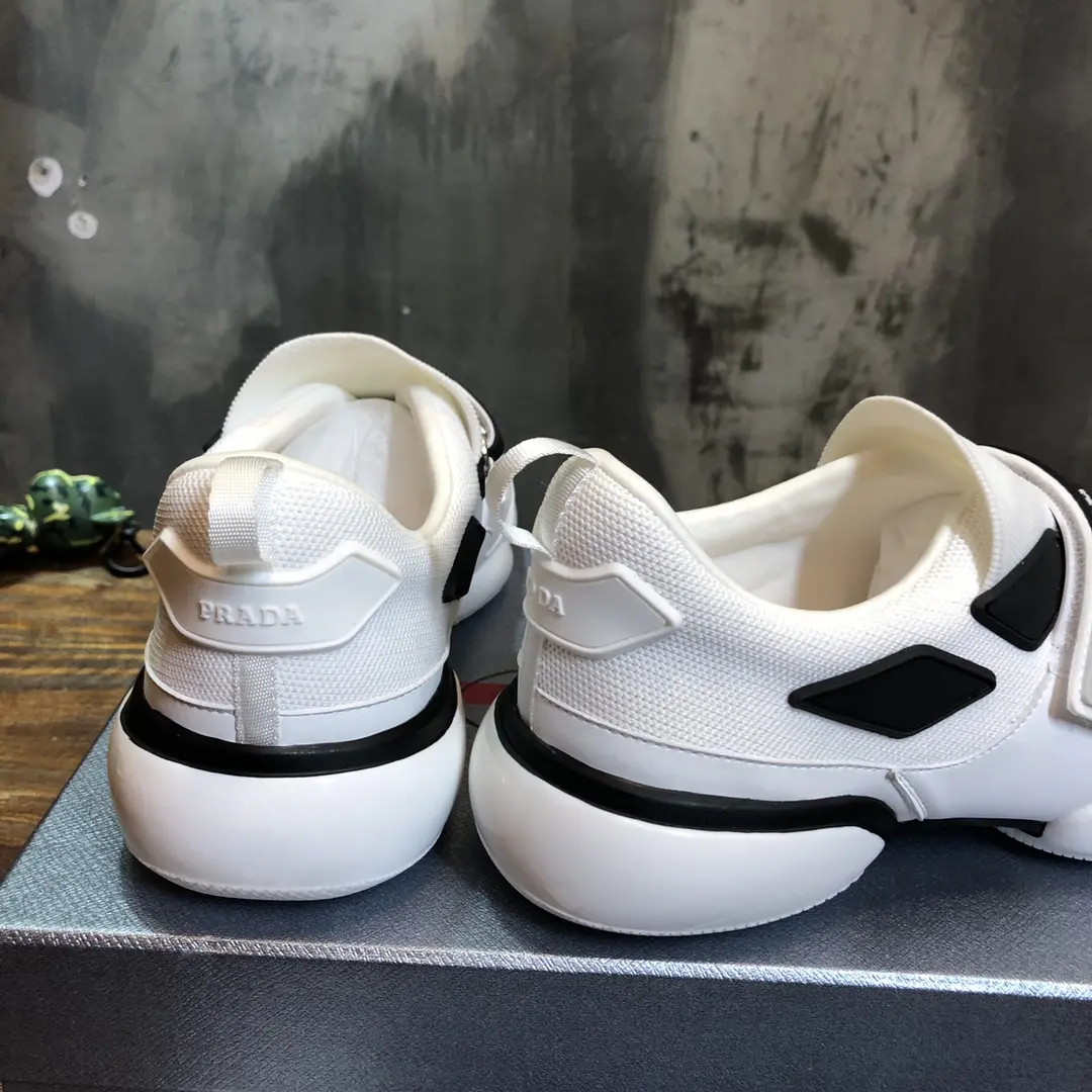 Prada Cloudbust Thunder Sneakers White Black – 1:1 Replica Prada Shoes Rep Sneakers FreshLook 193