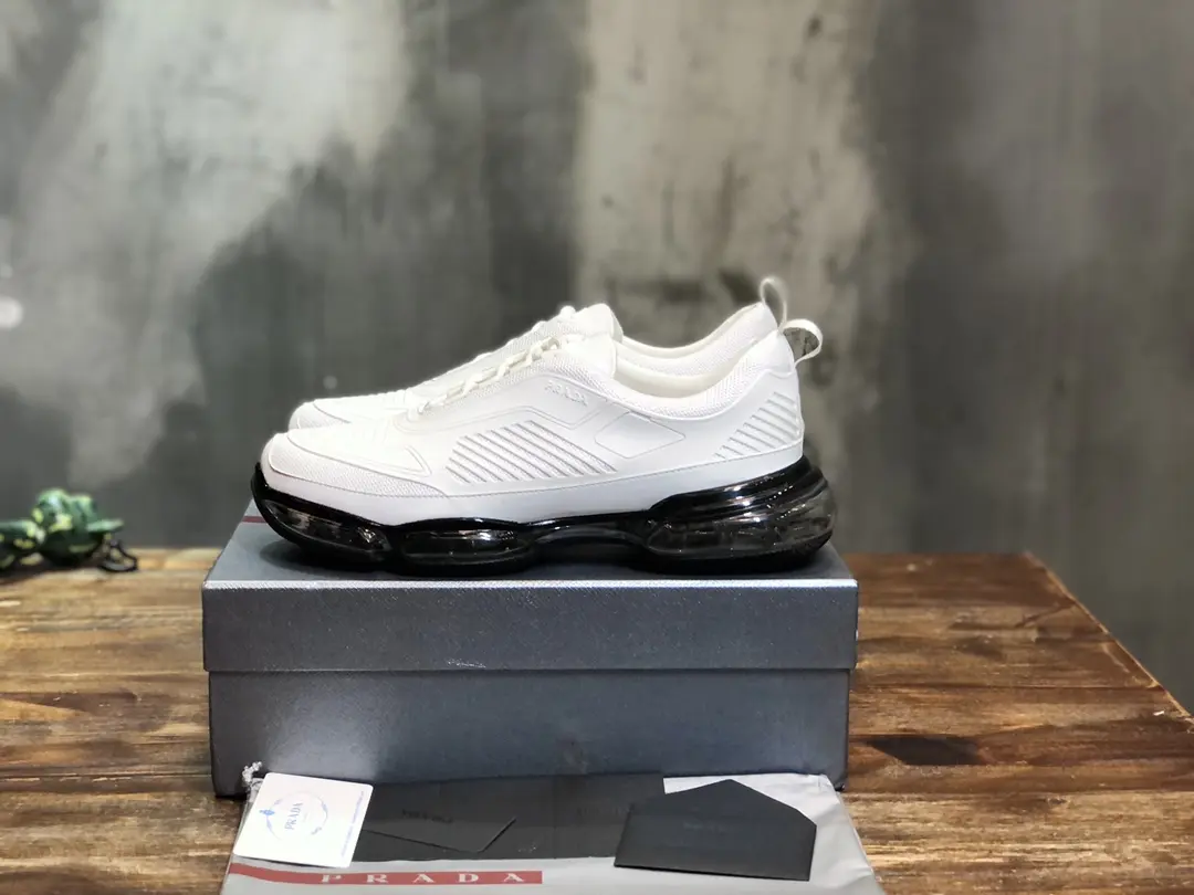 Prada Cloudbust Thunder Sneakers White Low-Top – Replica Prada Shoes & High Quality 1:1 Replica Sneakers DailyWear 254