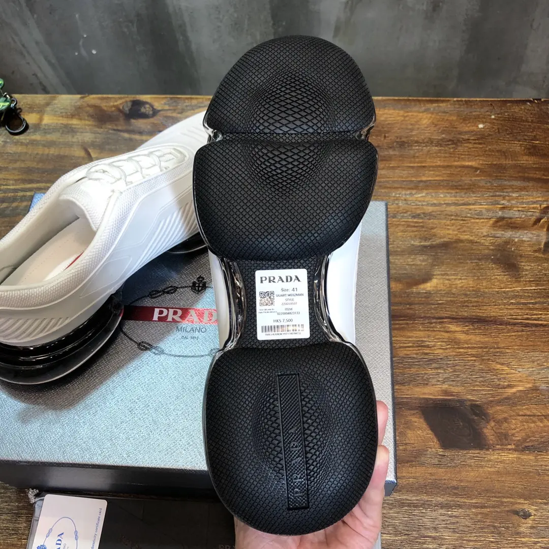 Prada Cloudbust Thunder Sneakers White Low-Top – Replica Prada Shoes & High Quality 1:1 Replica Sneakers DailyWear 254