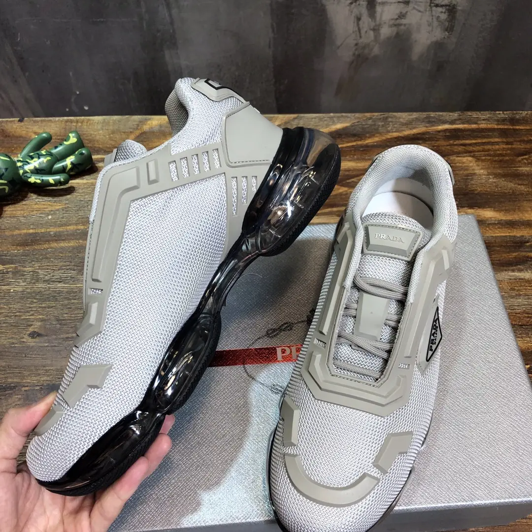 OnTrend Prada Cushion Sneaker White Low-Top – High Quality Replica Prada Shoes for Sale 210