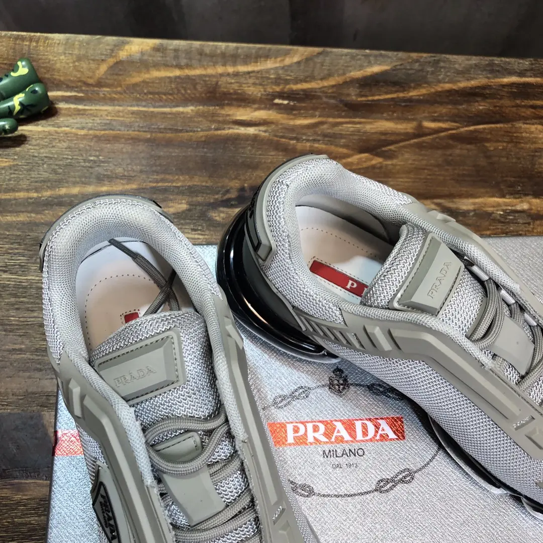 OnTrend Prada Cushion Sneaker White Low-Top – High Quality Replica Prada Shoes for Sale 210