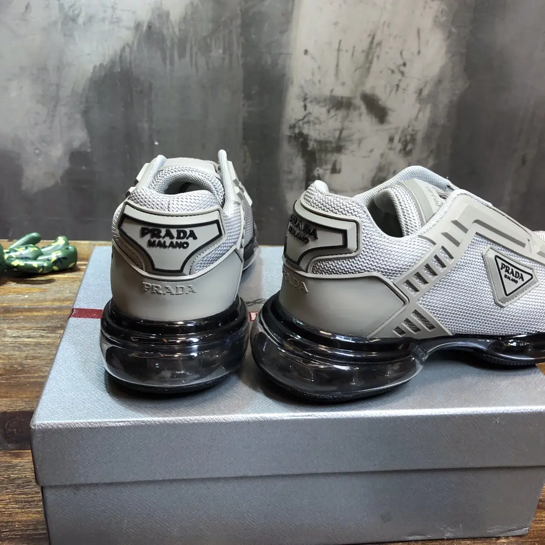 OnTrend Prada Cushion Sneaker White Low-Top – High Quality Replica Prada Shoes for Sale 210