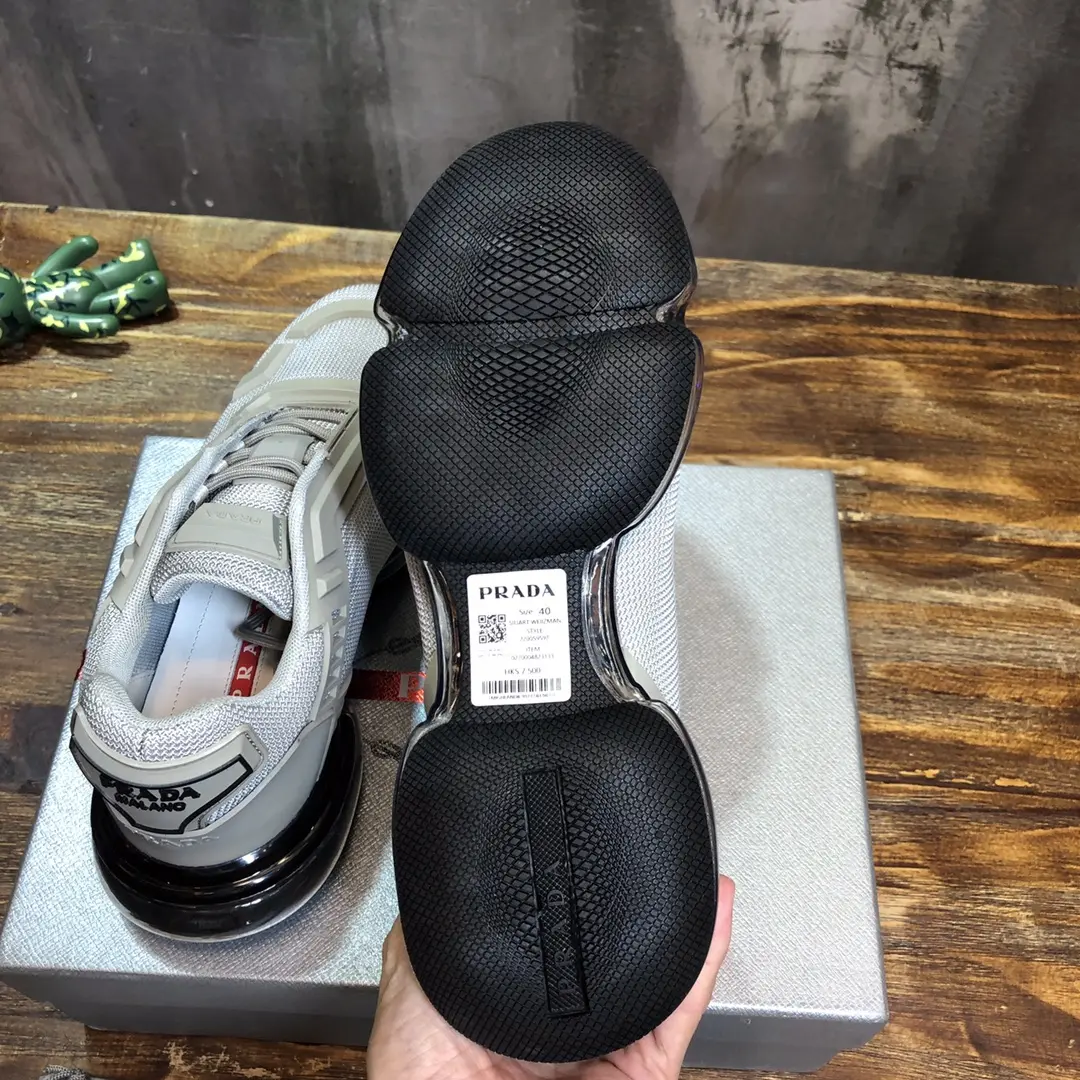 OnTrend Prada Cushion Sneaker White Low-Top – High Quality Replica Prada Shoes for Sale 210