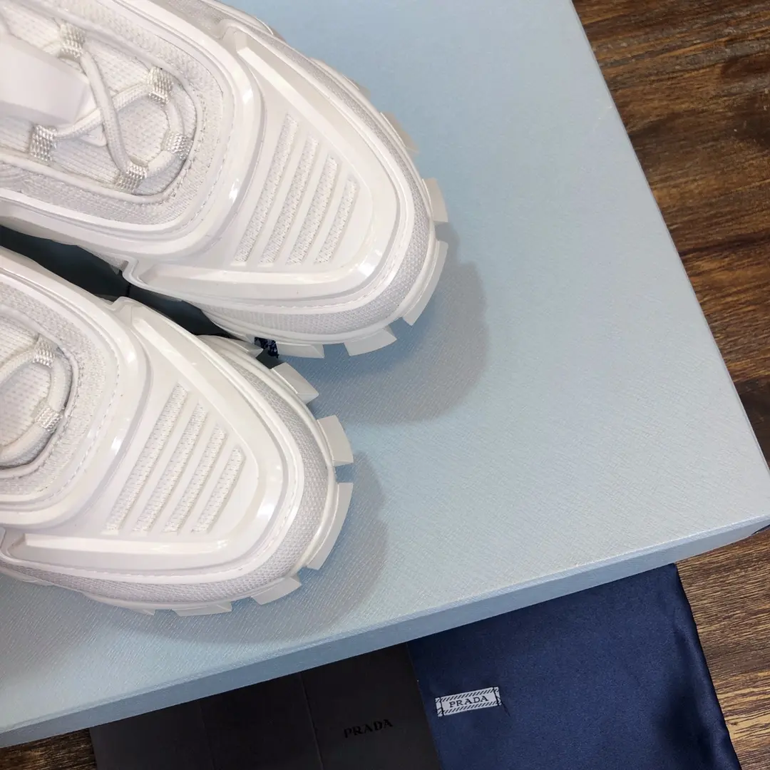 ZeroBulk Prada Transformer High-Top Sneaker White – Replica Prada Shoes with High Quality Craftsmanship 207