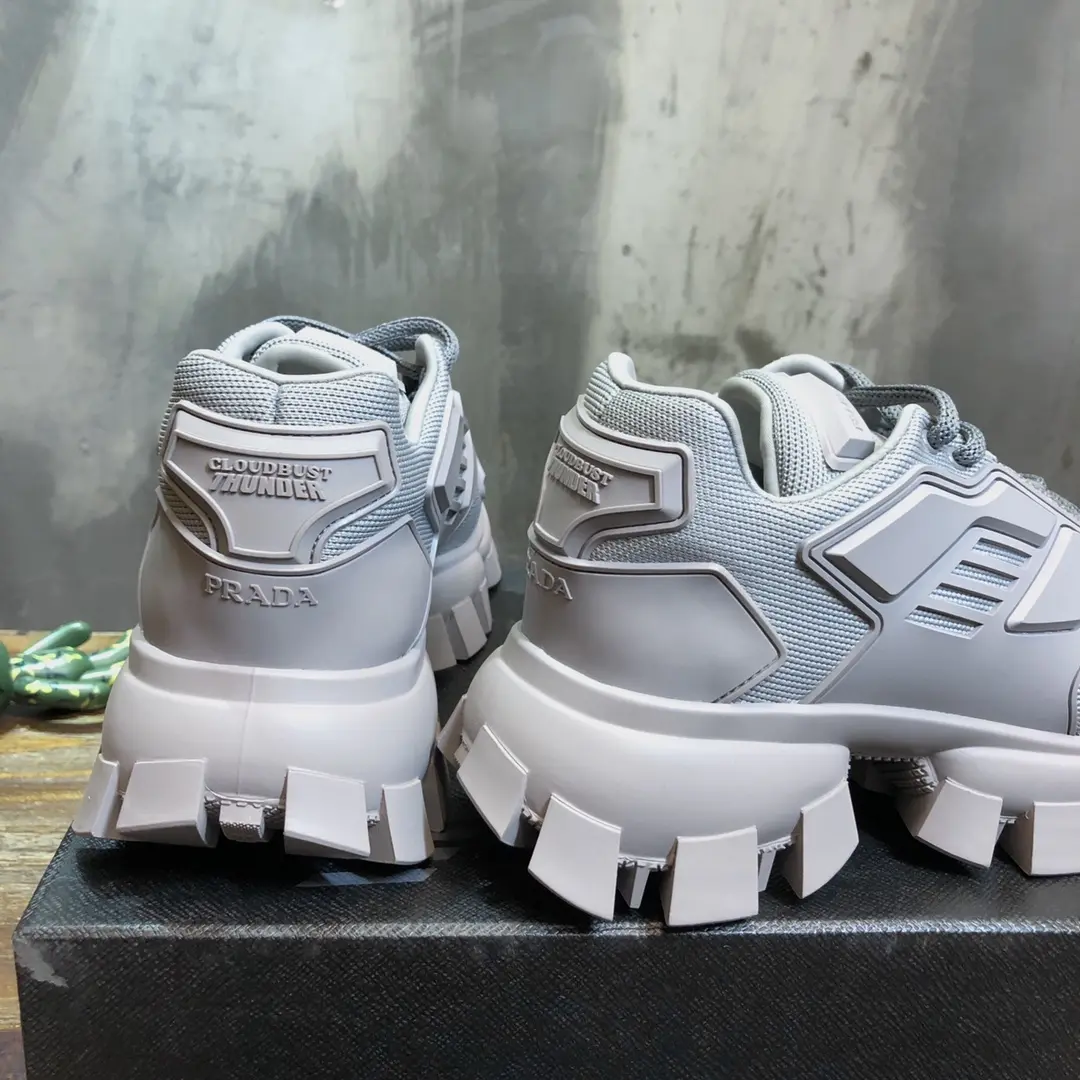 Unisex Prada Transformer Sneakers Grey Chunky Style – High Quality Replica Prada Shoes 1: 233