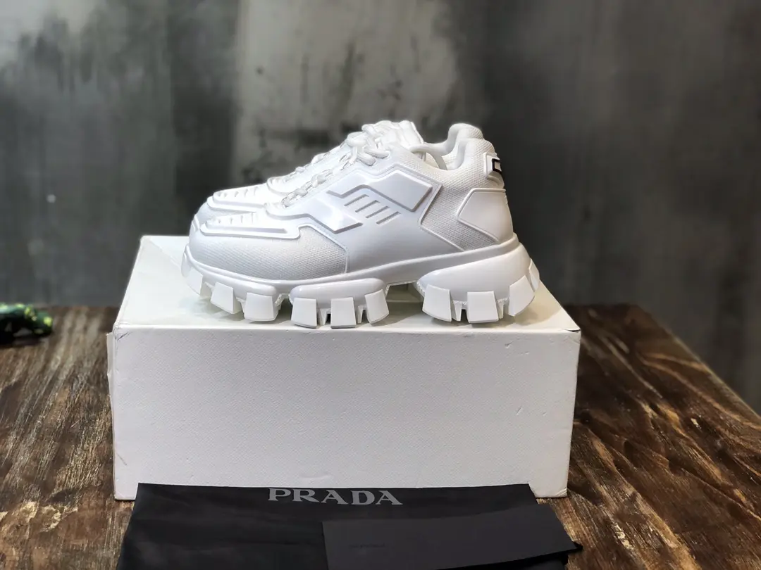 Prada Transformer White Sneakers – High Quality Replica Prada Shoes & 1:1 Sneakers HighPerformance 236