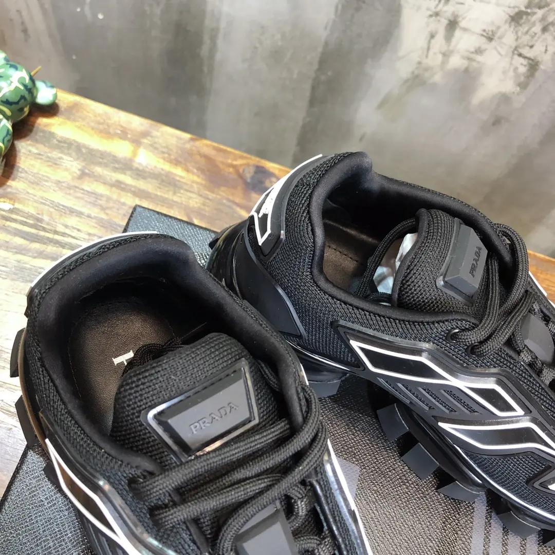 EasyMatch Prada Transformers Sneakers Black Low-Top – Replica Prada Shoes & High Quality Prada Sneakers Replica 235