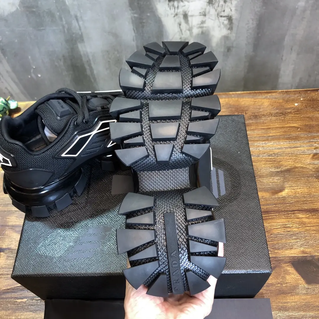 EasyMatch Prada Transformers Sneakers Black Low-Top – Replica Prada Shoes & High Quality Prada Sneakers Replica 235