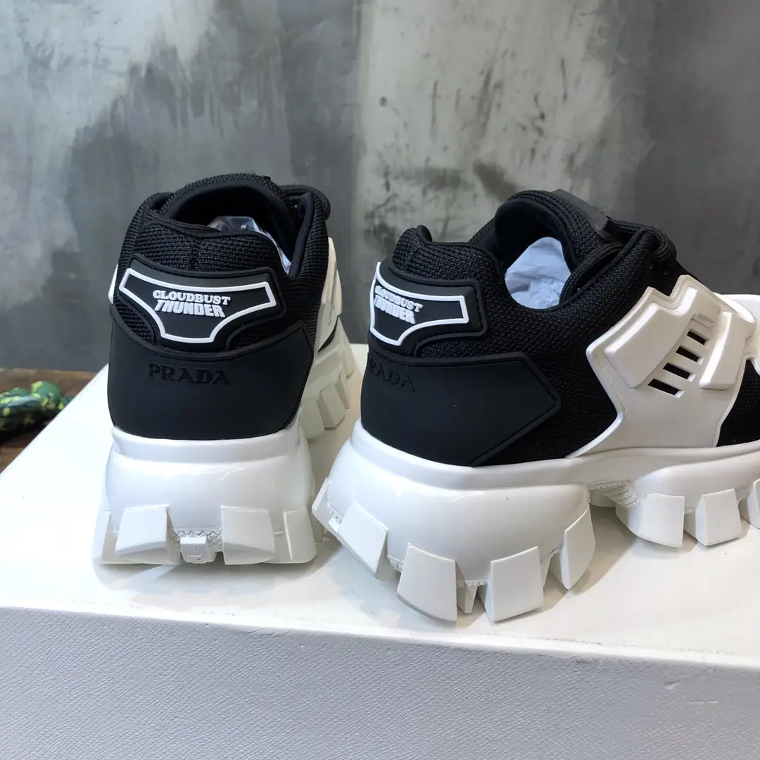 StreetReady Prada Transformers Sneakers Black White Low – High Quality Replica Prada Shoes 1: 212