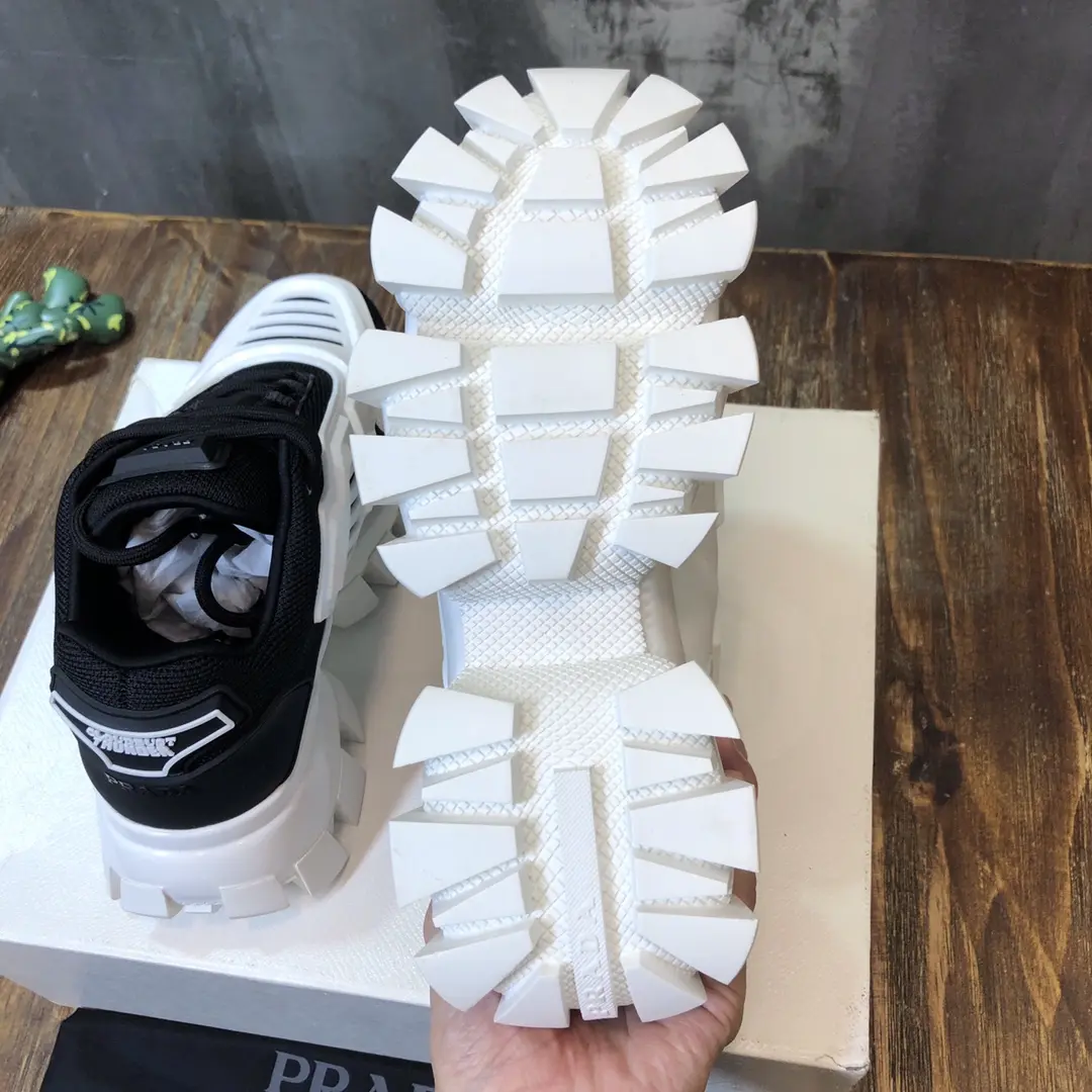StreetReady Prada Transformers Sneakers Black White Low – High Quality Replica Prada Shoes 1: 212