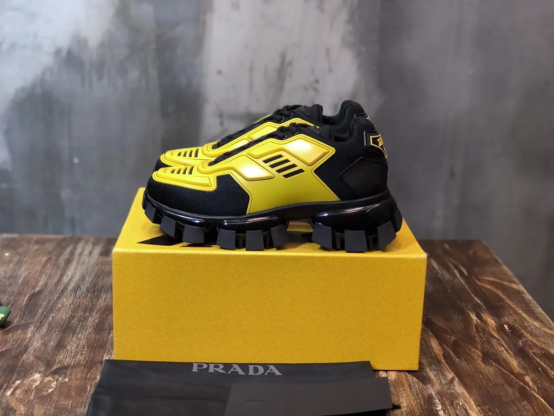 Prada Transformers Sneakers Yellow Black – Replica Prada Shoes & High Quality Prada Sneakers EasyMatch 218